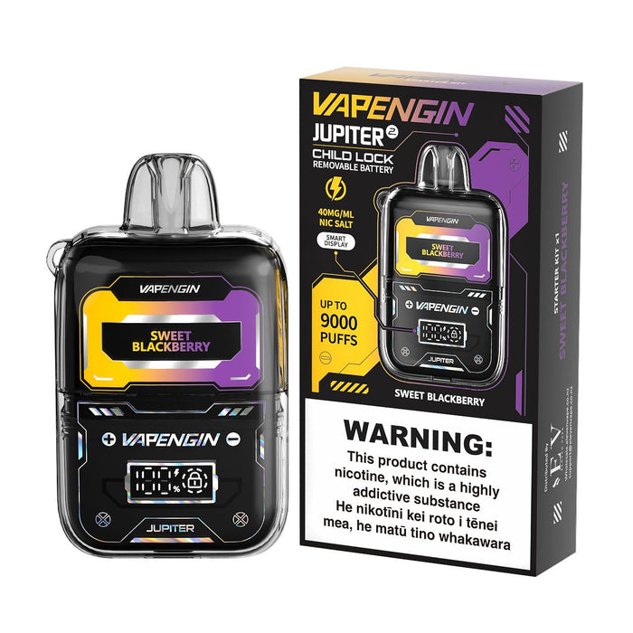 NEW Vapengin Jupiter 2 Starter Kit - Sweet Blackberry(Black Mamba)