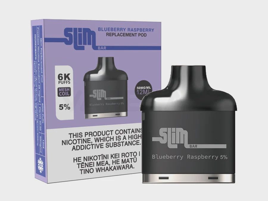 Slim 6000 Pre-filled Replacement Pod-Blueberry Raspberry